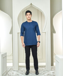 Alternative view of KURTA AYSH IN BLUE