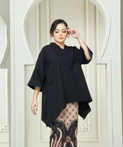 Alternative view of KAFTAN RAESA IN BLACK