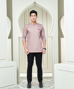 Alternative view of KURTA AYSH IN GREY