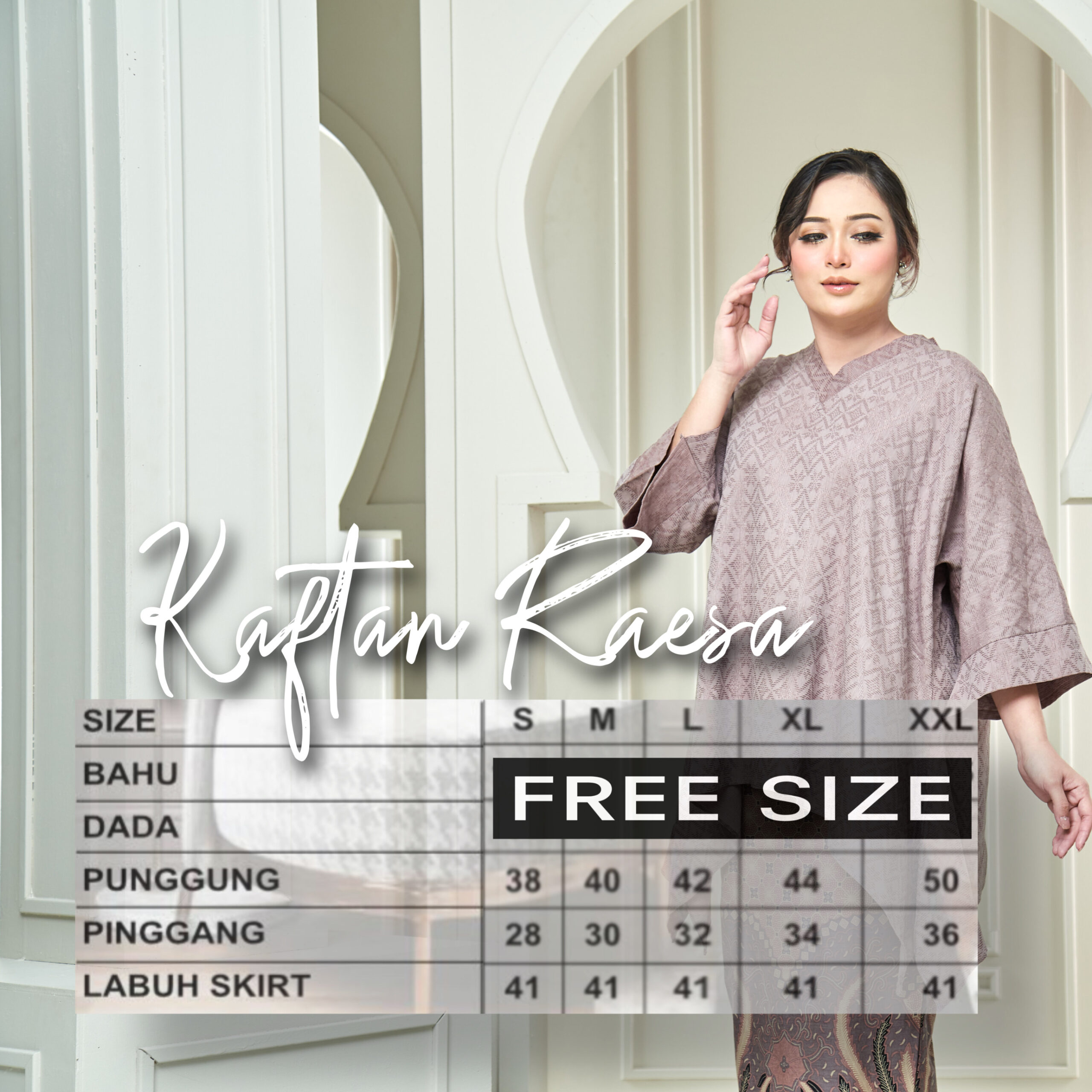 KAFTAN RAESA IN GREEN - Image 4
