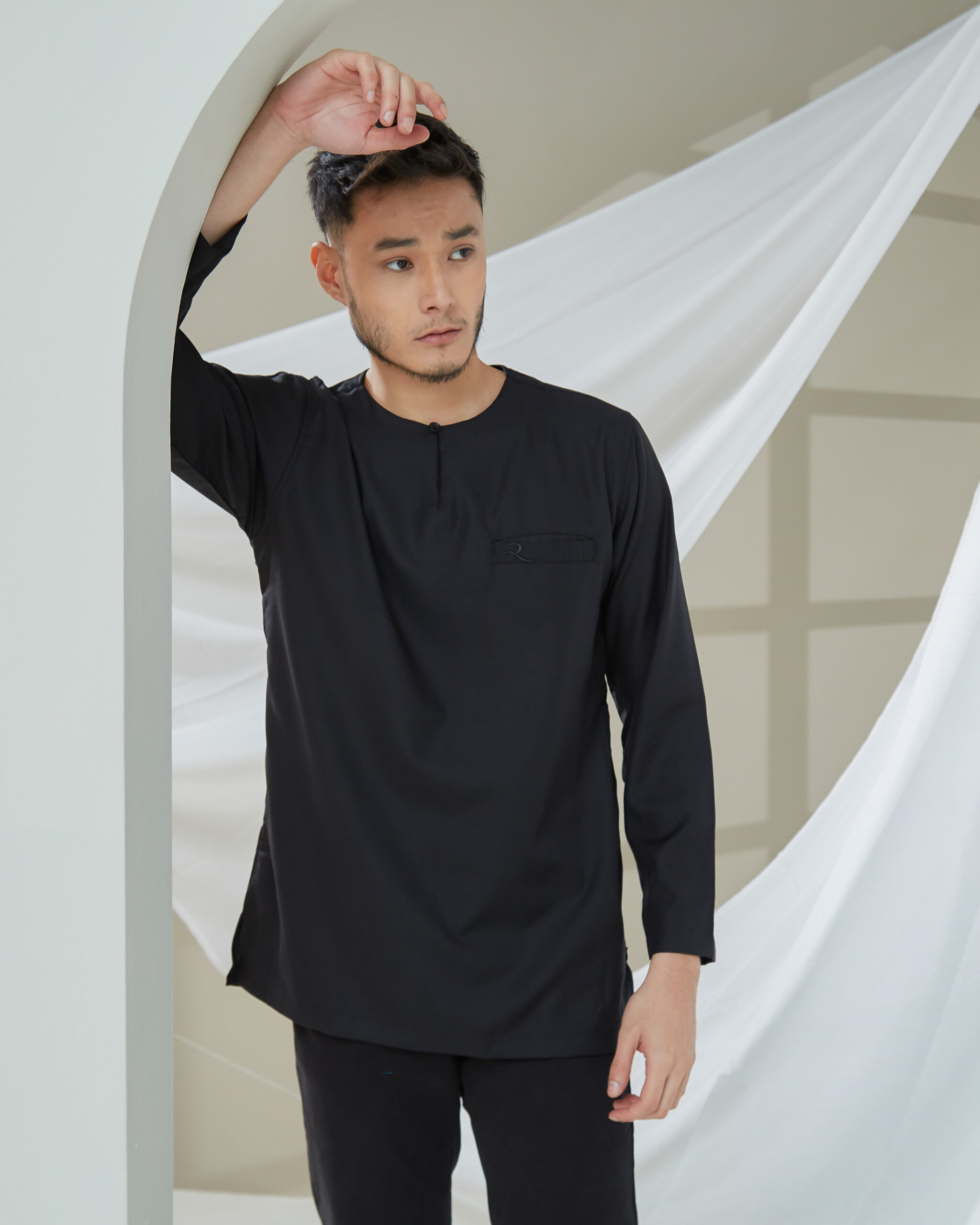 Kurta Aysh 2.0 Long Sleeve in Black