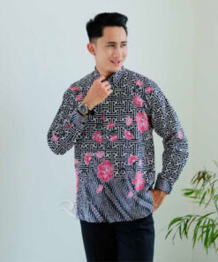 Kemeja Celyn in Maroon