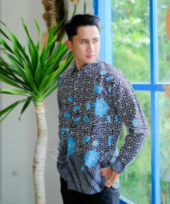Kemeja Celyn in Blue