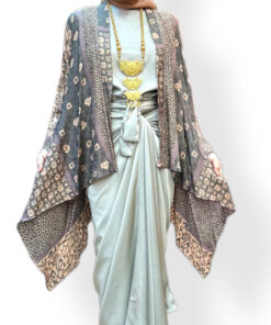 Alternative view of Batik Kaftan Viscose in Mint Green