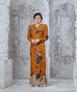 Batik Kebaya Nadra in Mustard